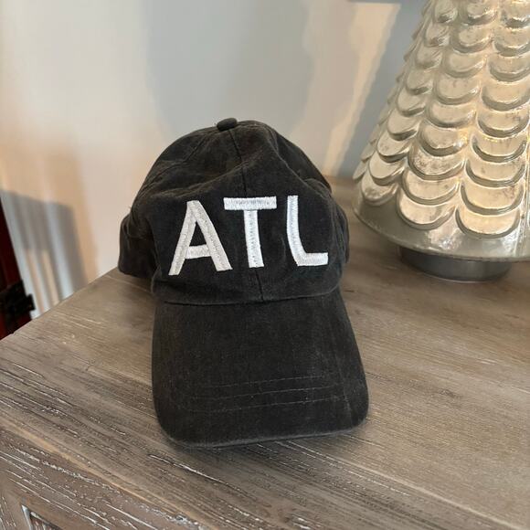Unknown Accessories - ATL Baseball Cap Womens Gray Hat Braves Falcons Atlanta United